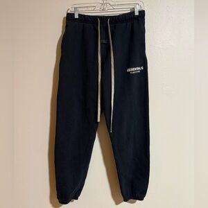 FEAR OF GOD ESSENTIALS Fleece Essential Sweatpant Black Size Large